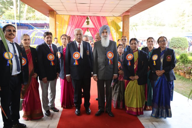 Golden jubilee valedictory at Chowdiah hall