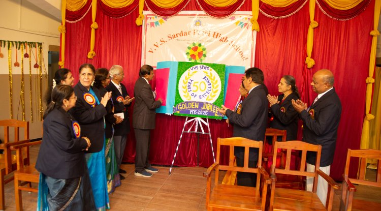 Inauguration of Golden jubilee logo