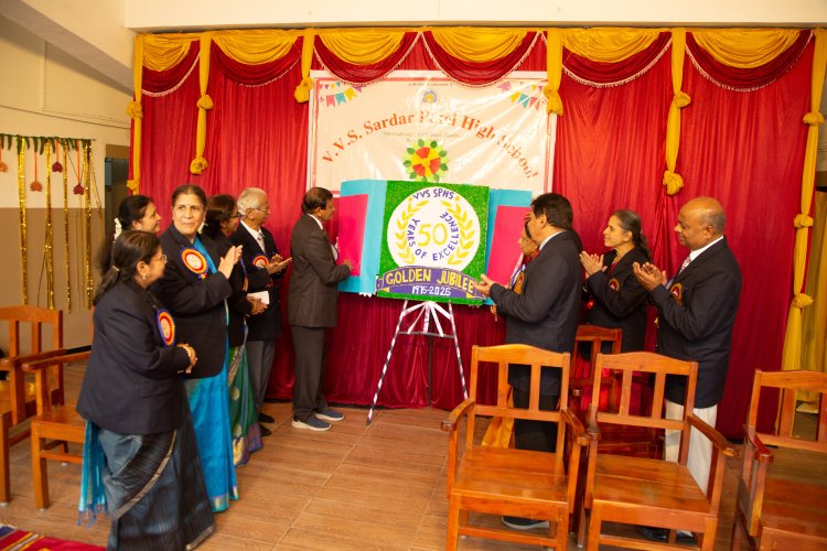 Inauguration of Golden jubilee logo